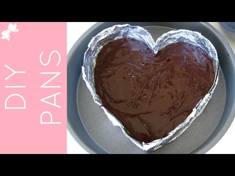 How To Make DIY Cake Pans (heart cake pan, cheesecake pan, mini cakes...) // Lindsay Ann Bakes