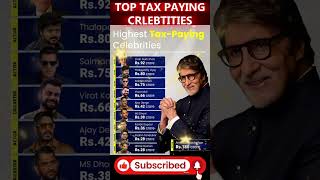 🎬 Highest Tax-Paying Celebrities in India 2025 |#HighestTaxPayingCelebrities #IndianCelebrities2025