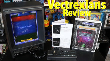 A closer look at Vectrexians for the Vectrex! (An awesome Vectrex Homebrew Game) Review and Gameplay