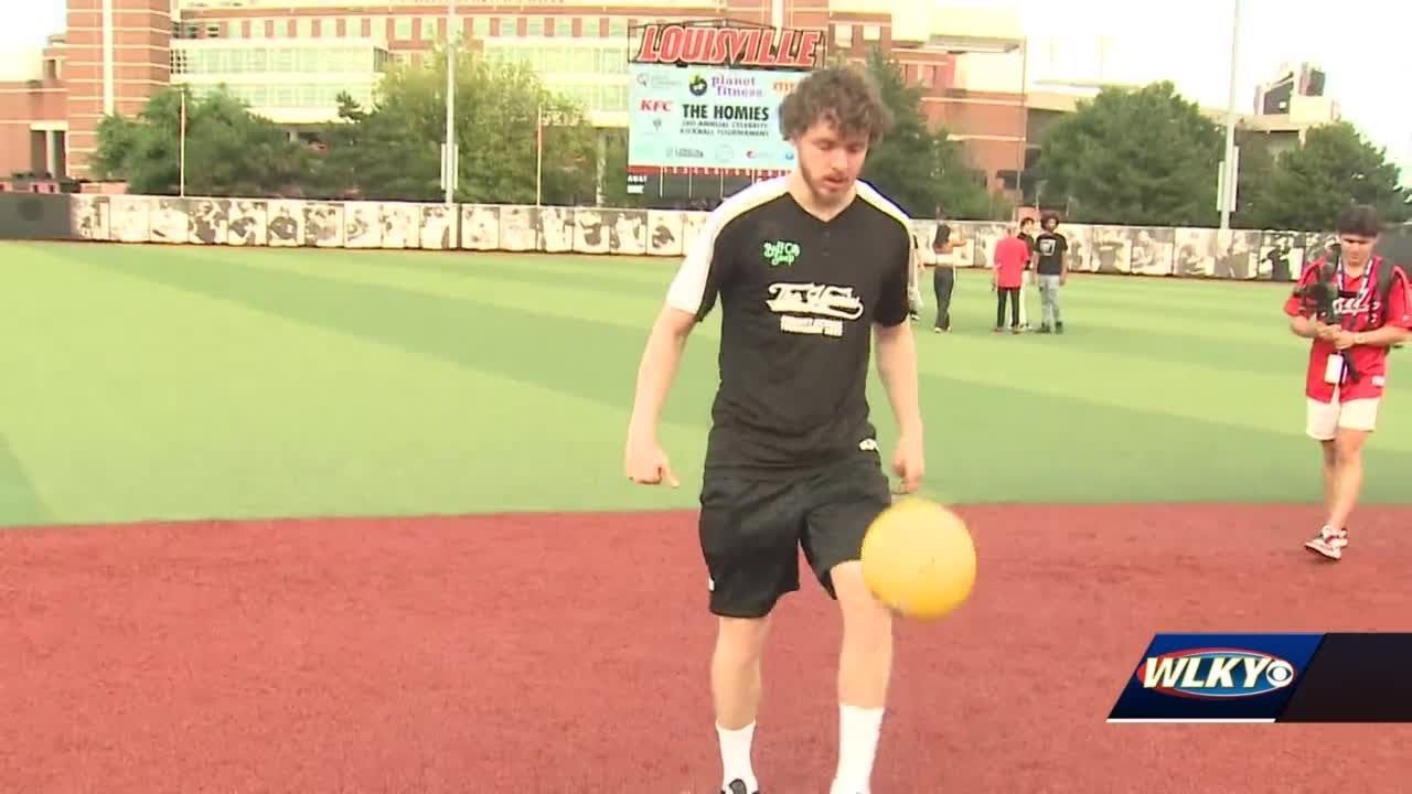 Jack Harlow and Master P turn out for celebrity kickball game YouTube