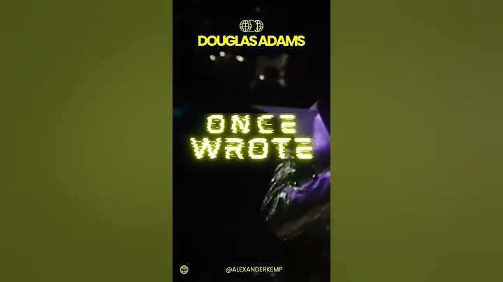 Douglas Adams Once Wrote #shorts #short #quotes #books 5