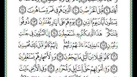 ختمة مصحف التجويد برواية الدوري الصفحة رقم  521