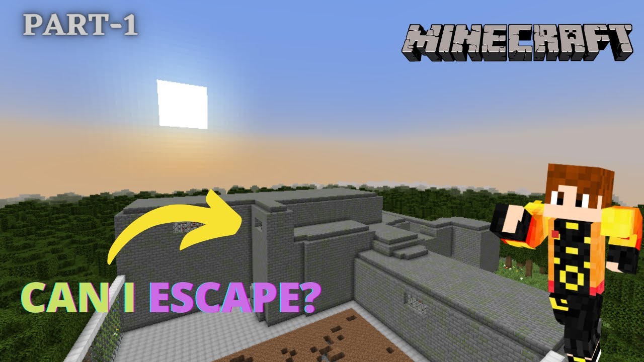 Can I Escape ? Minecraft Prison Escape Challenge Part-1 - YouTube