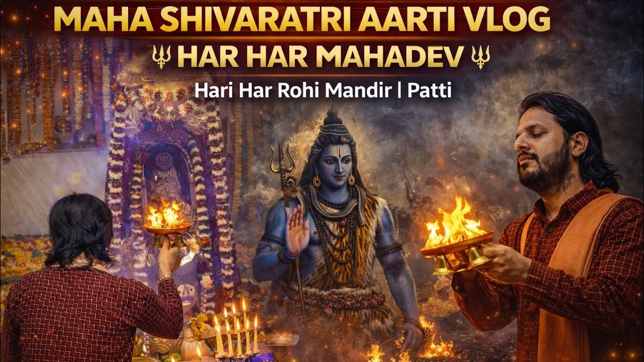 Maha Shivaratri Aarti 2026🙏🏻 | Hari Har Rohi
Mandir Patti | Full Vlog | Har Har Mahadev🙌🏻