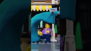 LEGO Vs Clay Monster! | STOP MOTION | #shorts | Billy Bricks