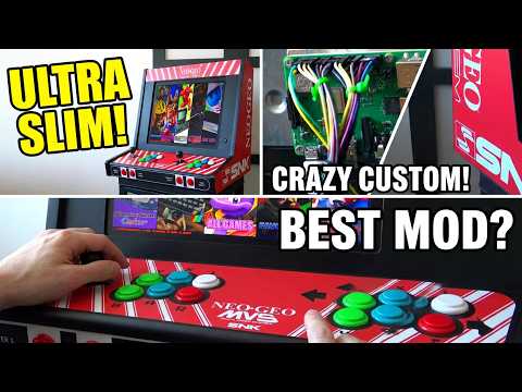 Incredible Cool Slim Neo Geo Custom Bartop!