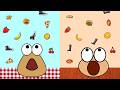 POU vs MOU FOOD DROP Pou Vlogs