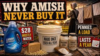 Stop Buying Laundry Detergent — The Amish $0 Recipe Lasts a Year