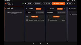 How to Pay for a Single Guest in Dine In on Pays POS