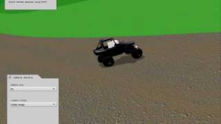 Machine Race solving Mountain Car Problem in 3D