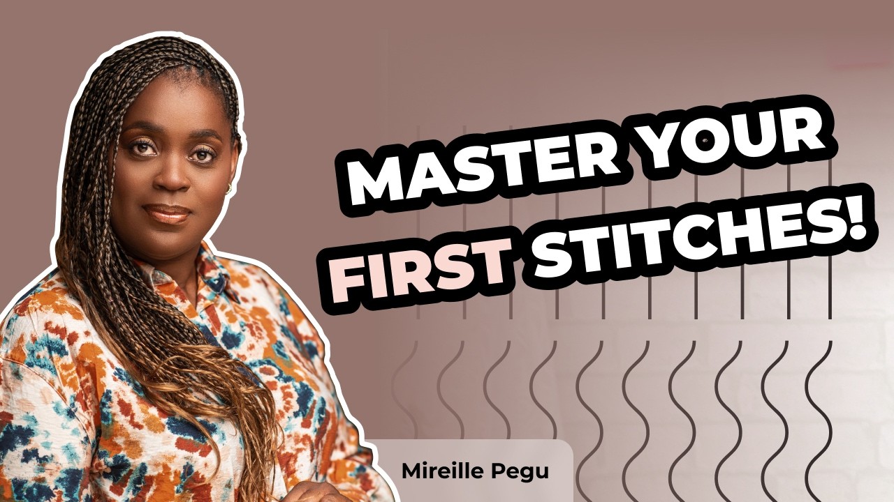 🧵 How to Sew Straight Lines & Curves – First Stitches for Beginners ...