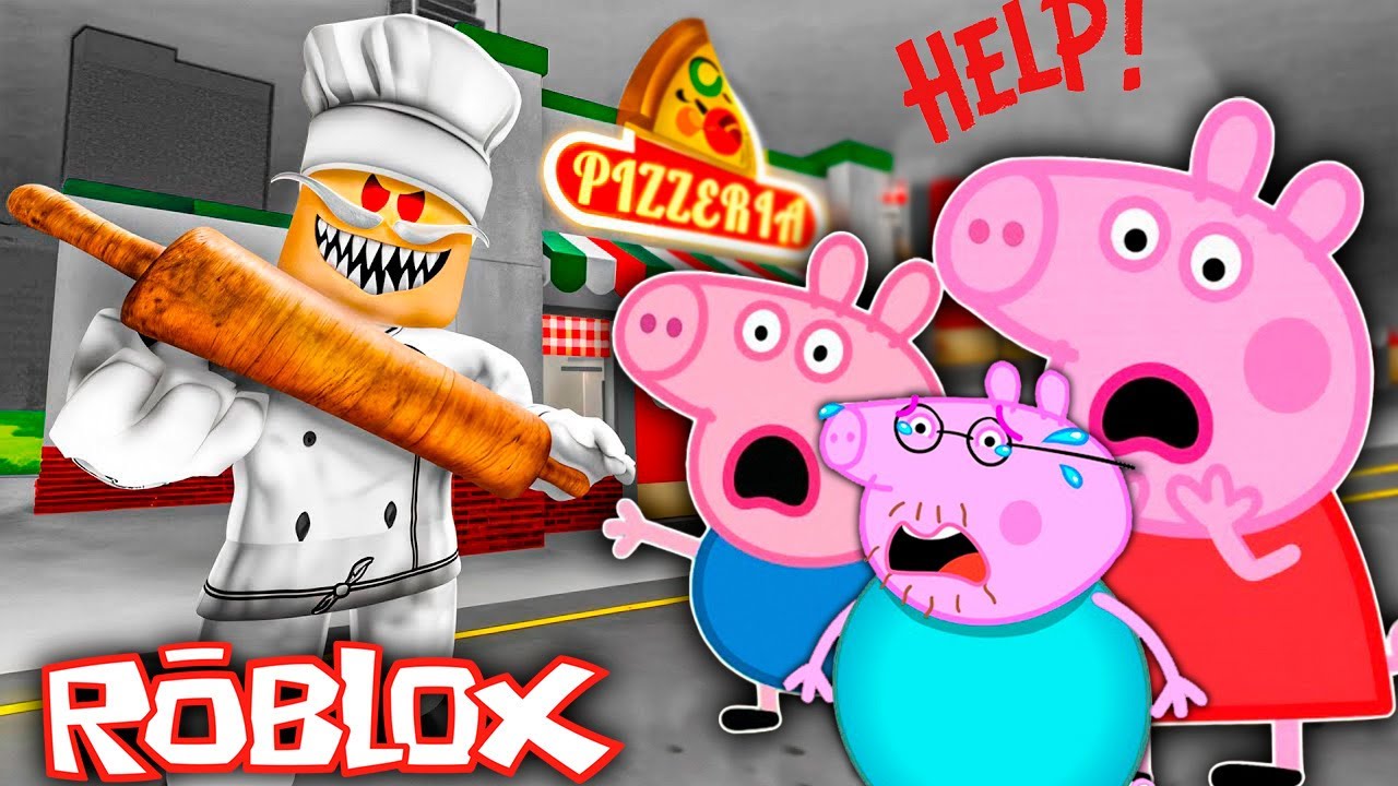 Peppa Pig Plays ESCAPE Papa Pizza Pizzeria in Roblox