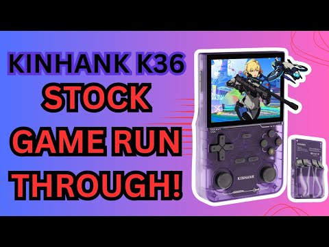 Kinhank K36 Retro Handheld Console: First Boot & Game Library Overview
