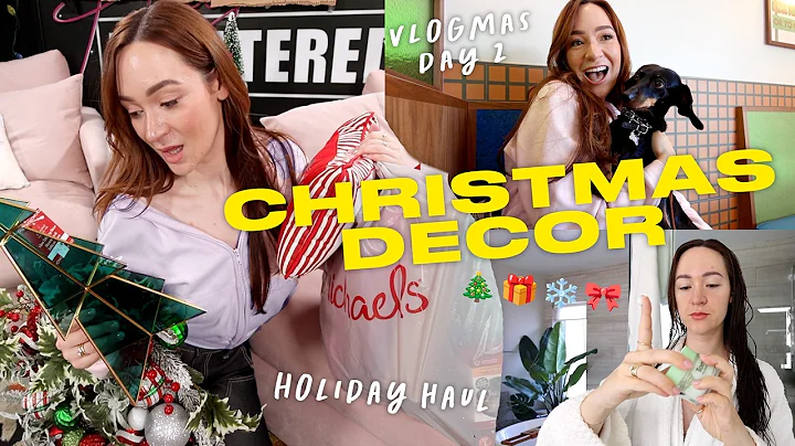 Decorating for Christmas!! Holiday Decor Haul!! Vlogmas Day 2