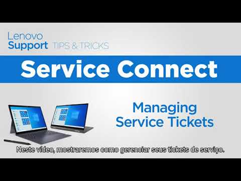 Service Connect - Gerenciando tickets de serviço