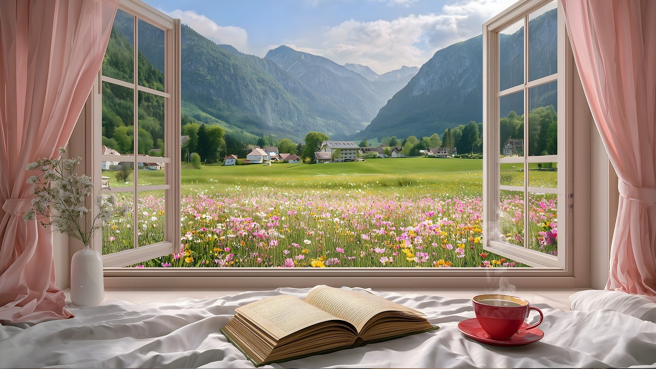 a dreamy april morning ⛅ romanticize your life with soft piano in the ...