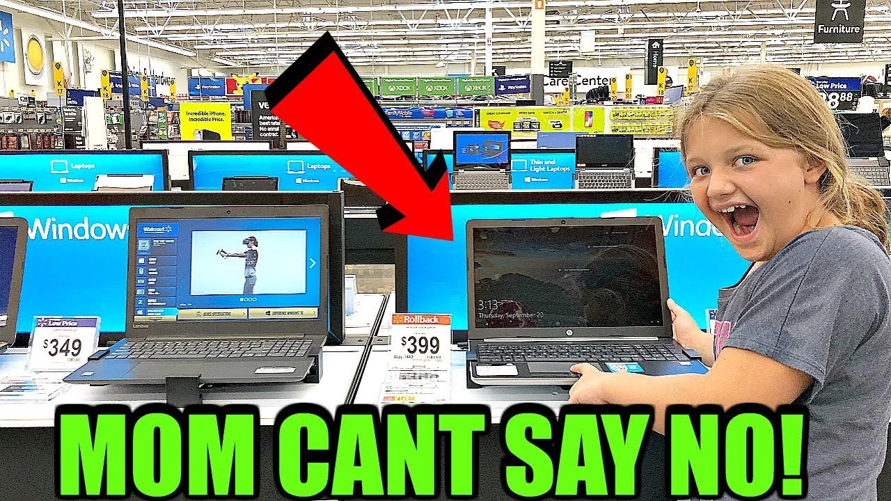 Mom Can't Say No At Walmart No Budget Shopping For Kids! YouTube