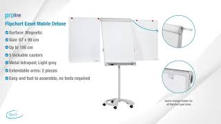 FRANKEN Proline Flipchart Easel Mobile Deluxe