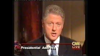 Clinton about his relationship with  Lewinsky 8-17-1998