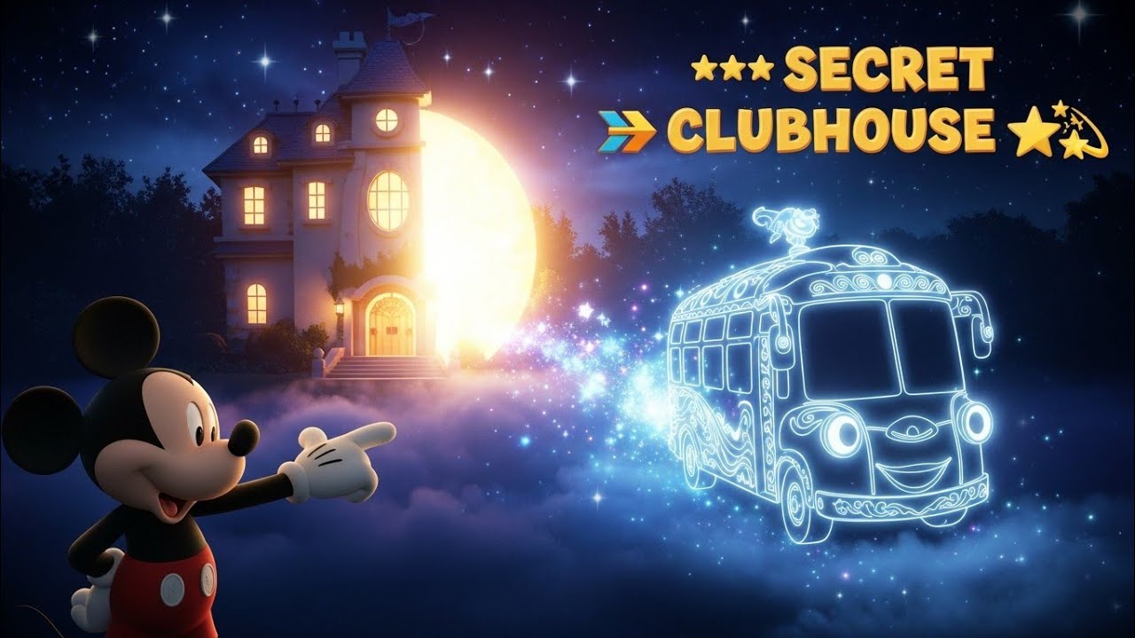 This Magic Bus Took Mickey to a Secret Clubhouse! 🚌✨