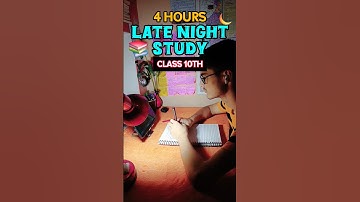 Late Night Study 4 Hours🌙📚 CBSE 10th Grader #study #shorts #youtubeshorts #class10