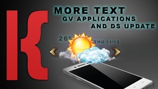Famous KLWP Tutorial:  More TEXT GV Applications and DS Update Wealth