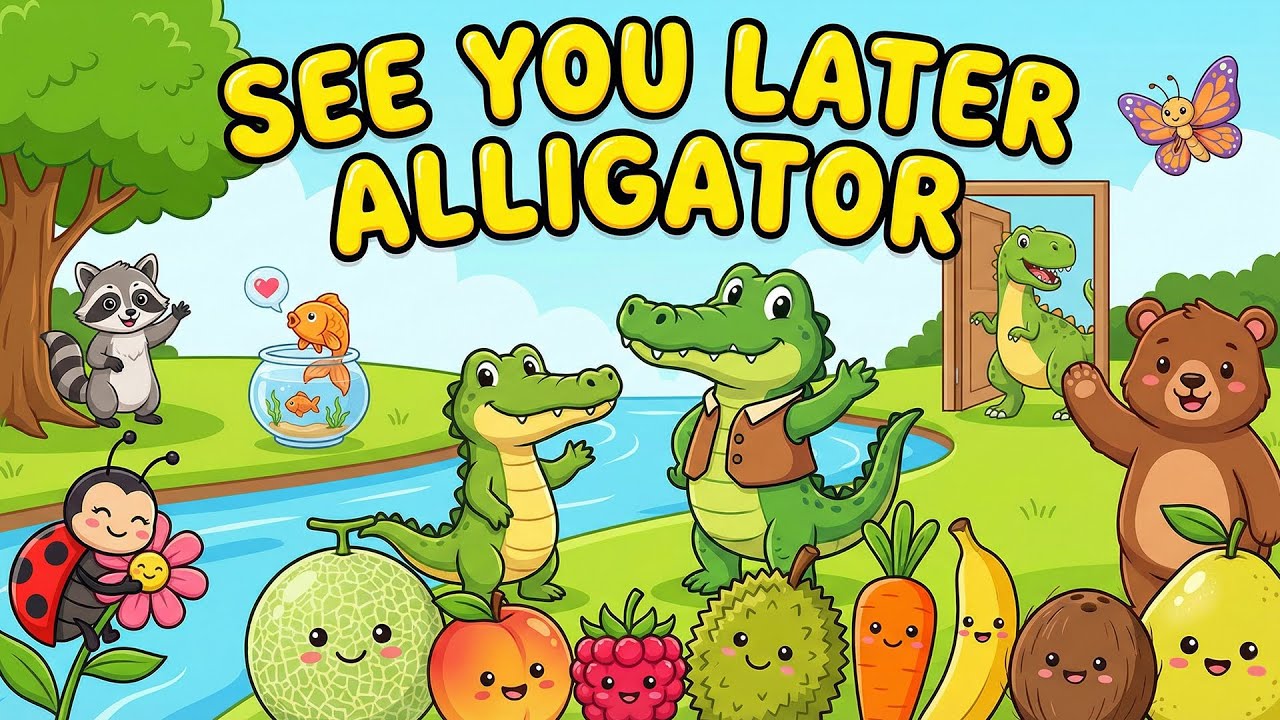 See You Later Alligator 🐊 + 2 More versions | Atiliti TV