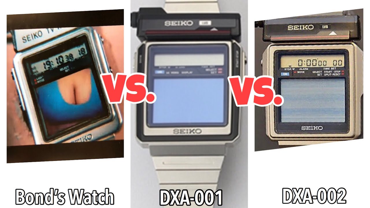 Review on 1st Gen Seiko TV Watch DXA-001 (1982) - YouTube