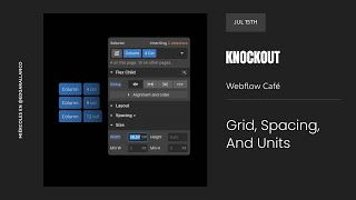 Knockout Framework for Webflow: #5 Grid, spacing, and units