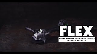 Flex 24V 125Mm Variable Speed Angle Grinder With Paddle Switch Fxa3171A-Z