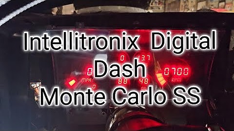 Intellitronix  Digital Dash..Install...Sorta