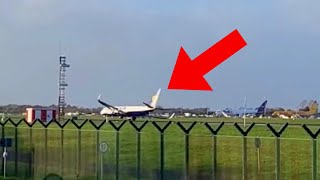 Plane Nearly CRASHES During Landing - Daily dose of aviation