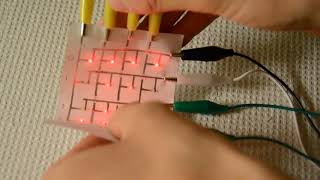 Fully Metallic No-Heat Interconnects in a Flexible Hybrid Electronic Device on Paper