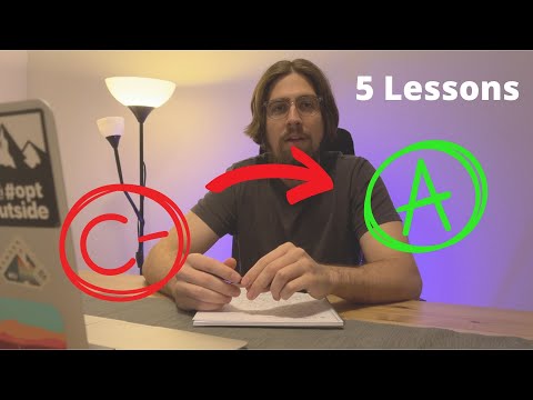 5 Lessons To Get A's In College