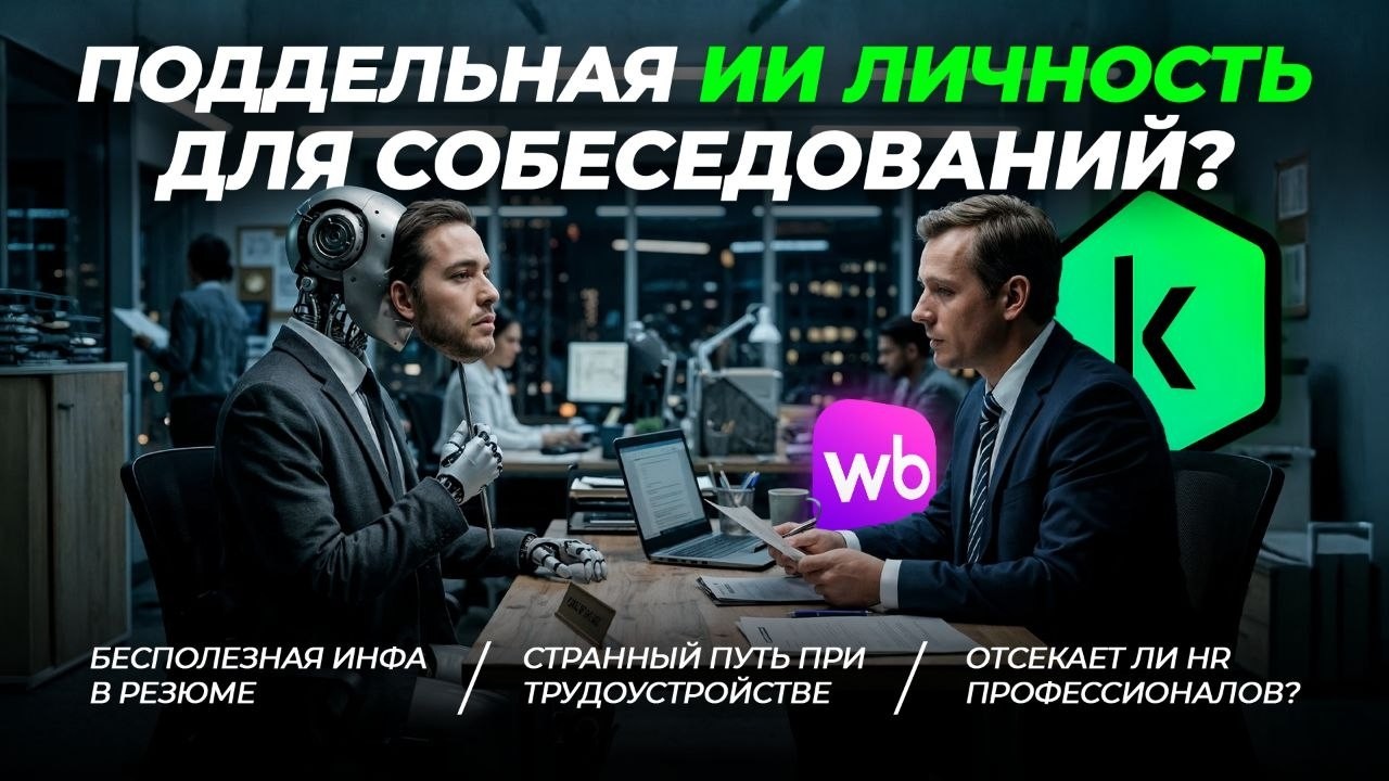 МОЖНО ЛИ СОЗДАТЬ ПОДДЕЛЬНУЮ AI-ЛИЧНОСТЬ И ОБМАНУТЬ HR НА СОБЕСЕДОВАНИИ? БЕСЕДА С АЛЕКСЕЕМ ФЕДУЛАЕВЫМ