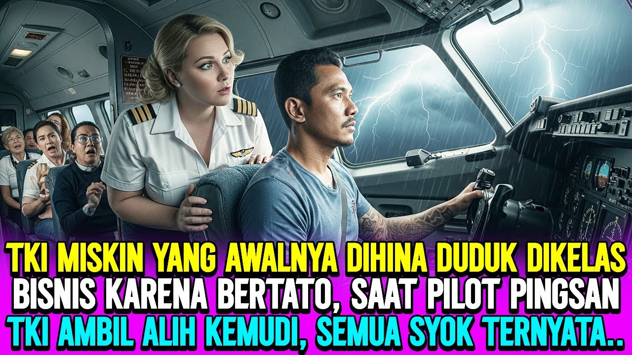 KETIKA TKI MISKIN DIHINA SAAT NAIK PESAWAT DUDUK DIKELAS BISNIS INI YANG TERJADI