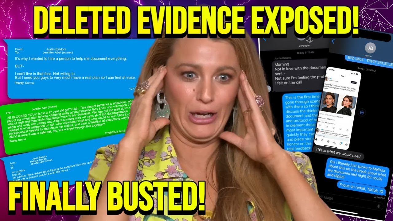 Blake Lively BUSTED! Deleted Evidence Proves She Hacked Jen Abel's