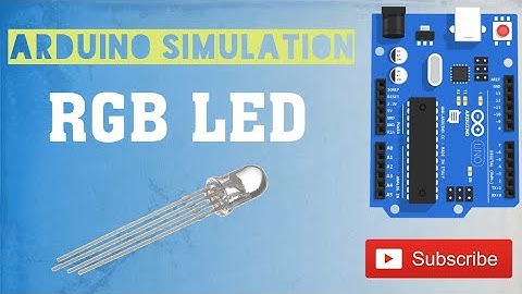 RGB LED Simulation in Proteus