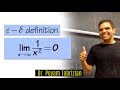 Epsilon delta limit (Example 4): Limits at infinity