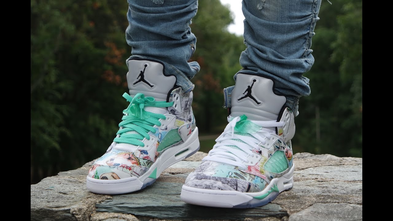 nike air jordan 5 retro wings