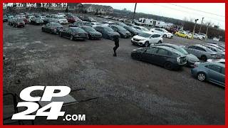 Shooting At Used Car Dealership In Whitby Caught On Camera