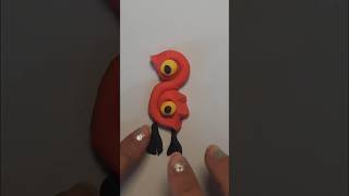 Making a Funny Mini Clay Monster! 👾✨ #shorts #ytshorts #explore #trending