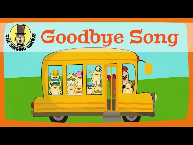 Goodbye Song for kids | The Singing Walrus class=