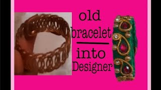silk thread kangan makingold bracelet ni designer bracelet la ela cheyali.Tejos Designer ArtnCraft