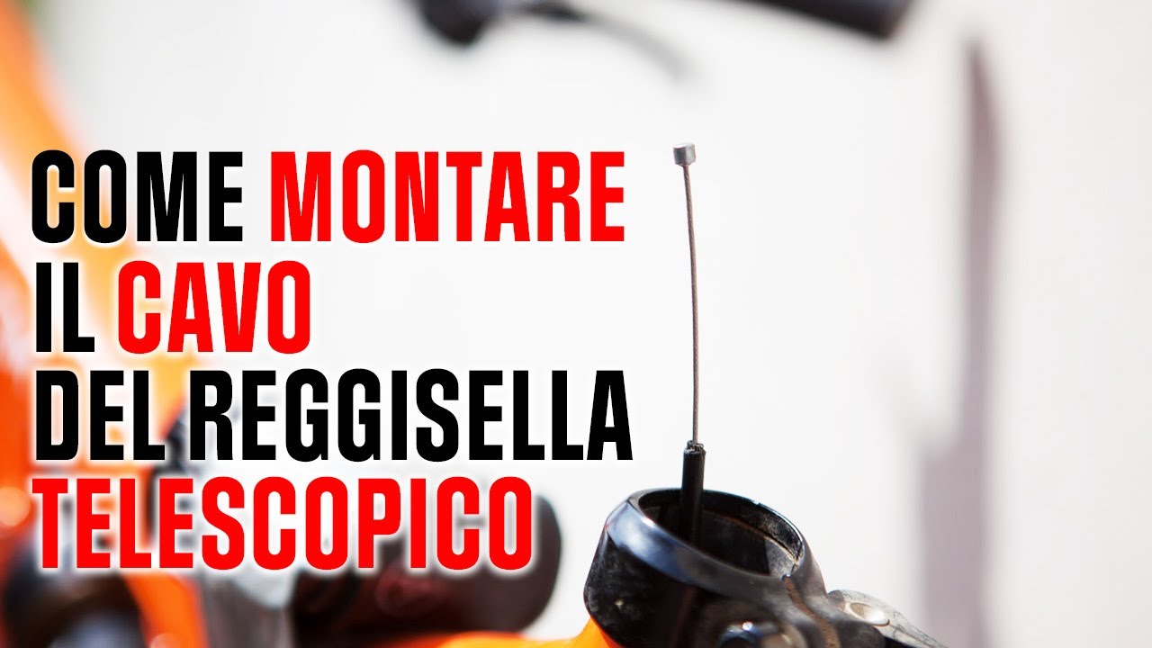 Come montare o sostituire il cavo del reggisella telescopico - YouTube