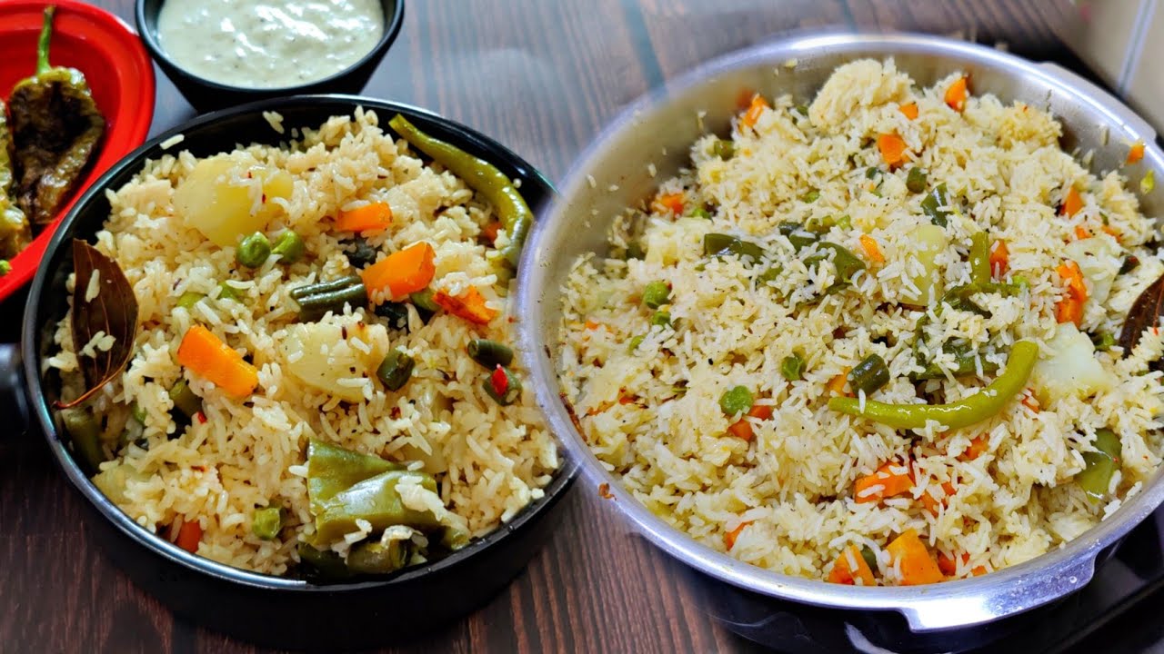 Vegetable Pulao Recipe वेज पुलाव Simple Veg Pulao Recipe Easy Veg