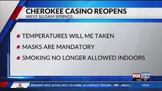 Cherokee Casino in West Siloam Springs reopens