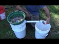 Gold Mining Classifier Screen Water Recycler Invention