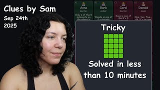 Clues by Sam | 24th September 2025