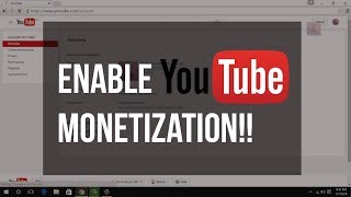 How To Enable Monetization On Youtube 2017 Hackly Stuff